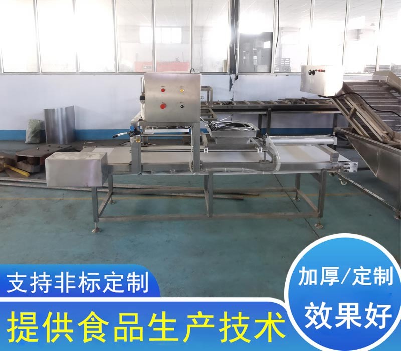 输送带式鱼豆腐切块机图片